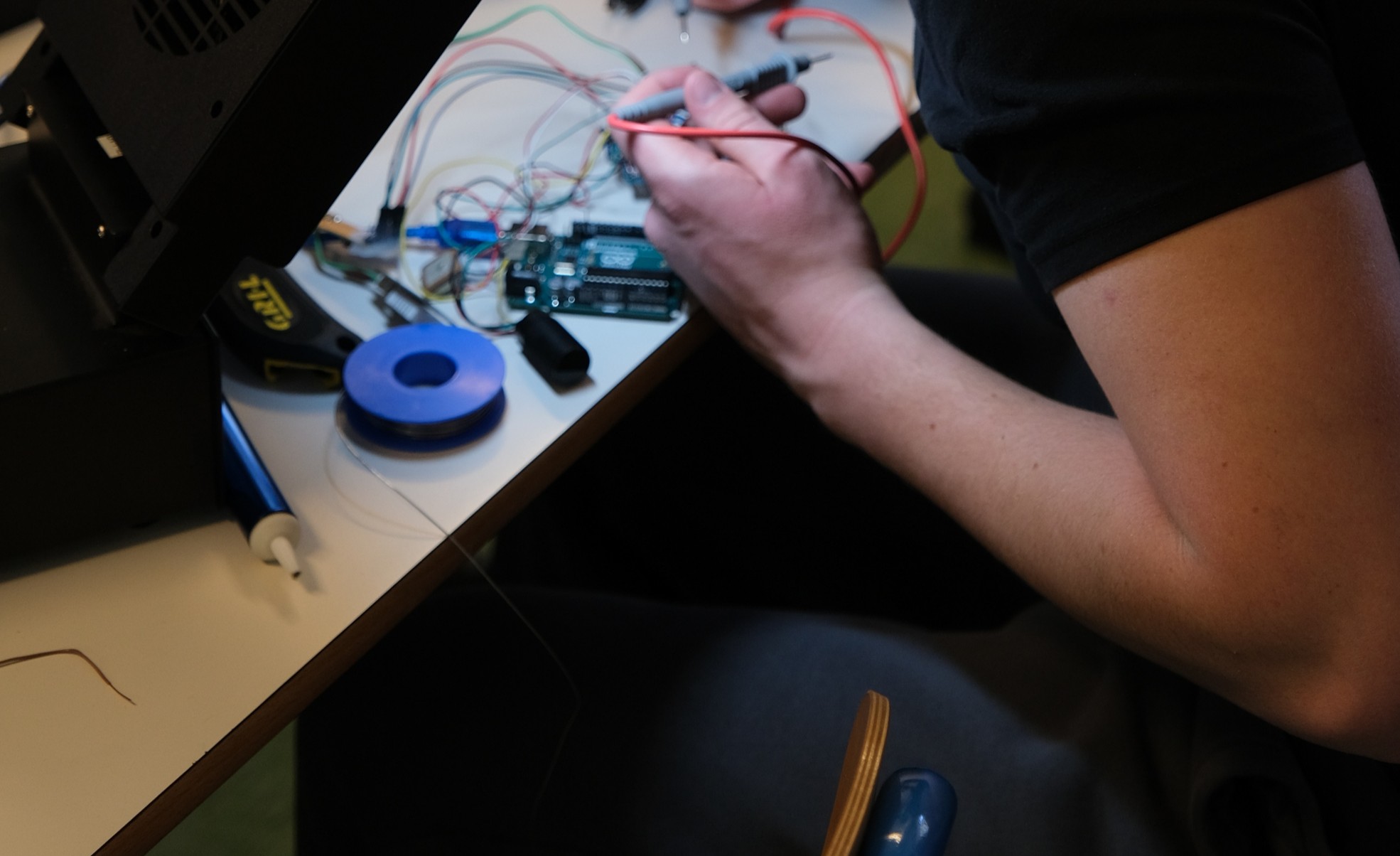 Soldering and wiring components